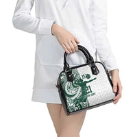 Polynesian Hawaii Volleyball Custom Shoulder Handbag Kakau with Sport Style