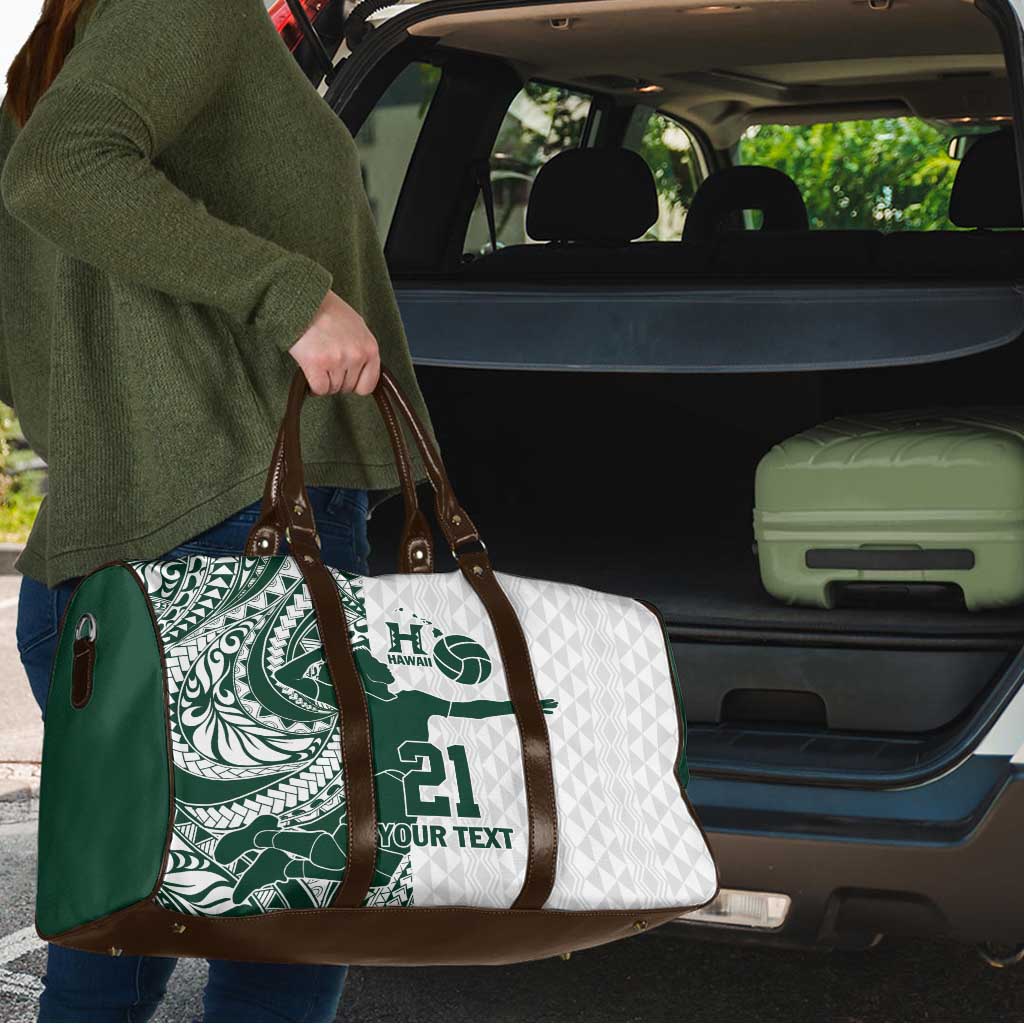 Polynesian Hawaii Volleyball Custom Travel Bag Kakau with Sport Style - Polynesian Pride