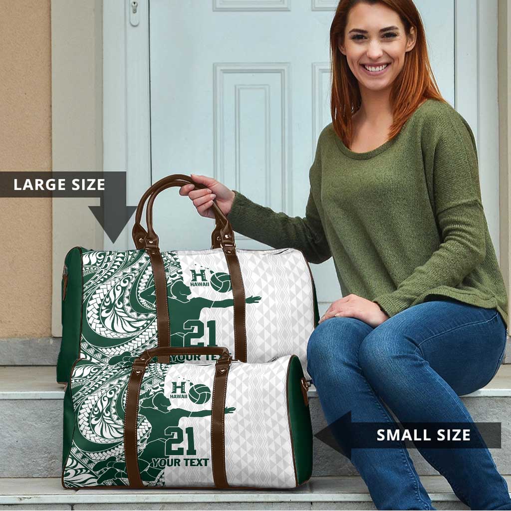 Polynesian Hawaii Volleyball Custom Travel Bag Kakau with Sport Style - Polynesian Pride