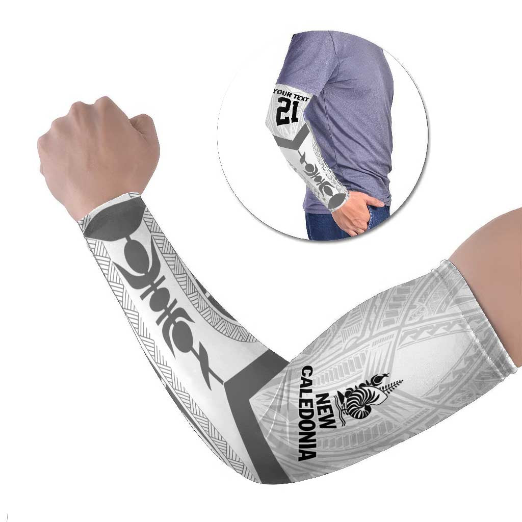 New Caledonia Football Custom Arm Sleeves Go Champions Les Cagous - Polynesian Pride