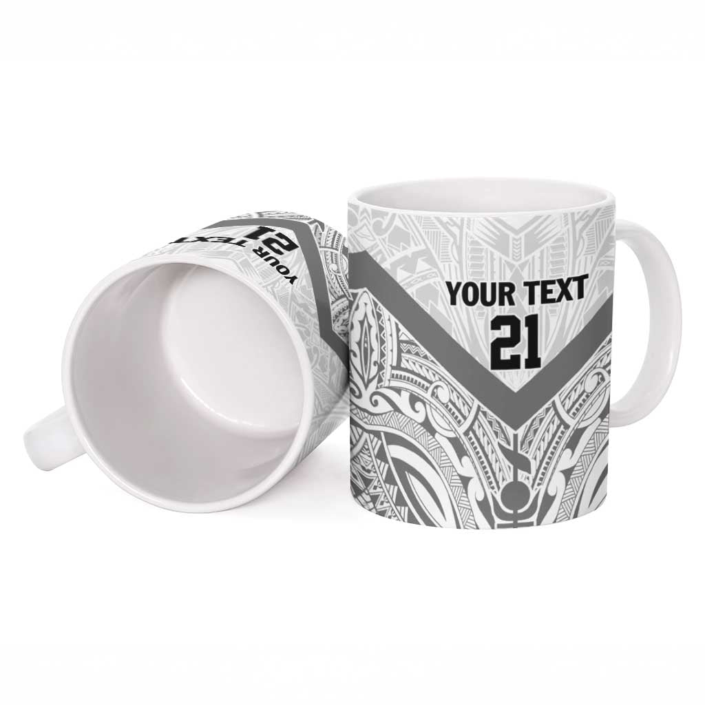 New Caledonia Football Custom Ceramic Mug Go Champions Les Cagous - Polynesian Pride