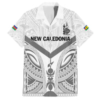 New Caledonia Football Custom Family Matching Long Sleeve Bodycon Dress and Hawaiian Shirt Go Champions Les Cagous LT9 Dad's Shirt - Short Sleeve White - Polynesian Pride