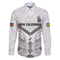 New Caledonia Football Custom Family Matching Short Sleeve Bodycon Dress and Hawaiian Shirt Go Champions Les Cagous LT9 Dad's Shirt - Long Sleeve White - Polynesian Pride