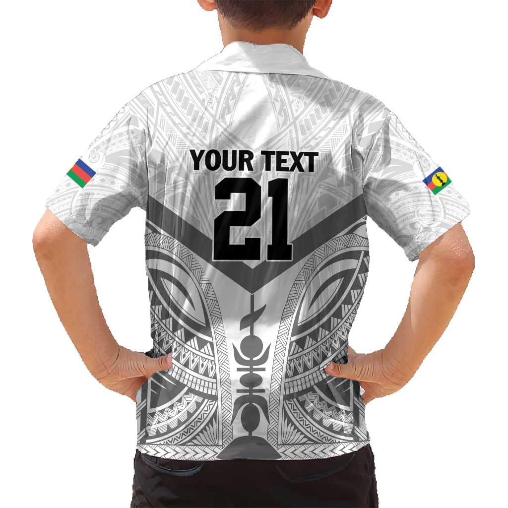 New Caledonia Football Custom Family Matching Summer Maxi Dress and Hawaiian Shirt Go Champions Les Cagous LT9 - Polynesian Pride