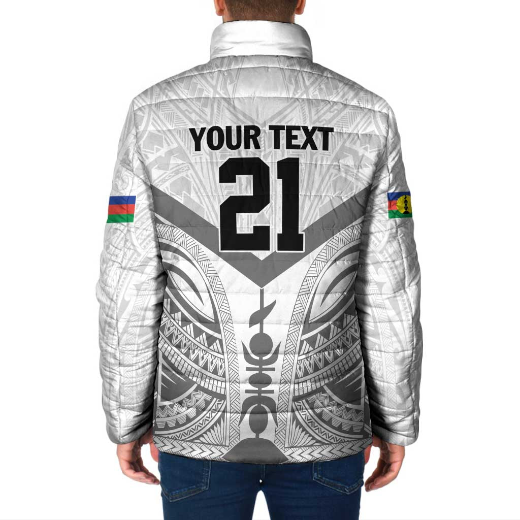 New Caledonia Football Custom Padded Jacket Go Champions Les Cagous - Polynesian Pride