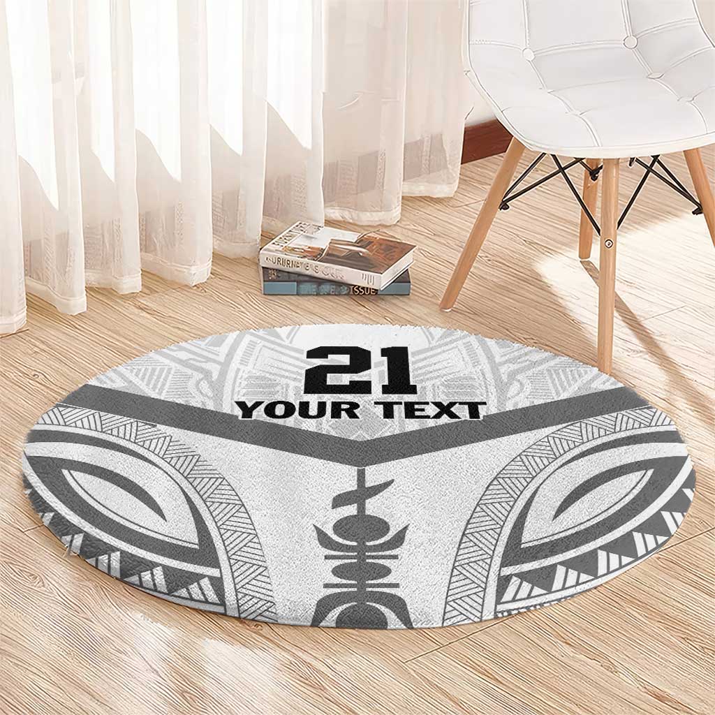 New Caledonia Football Custom Round Carpet Go Champions Les Cagous