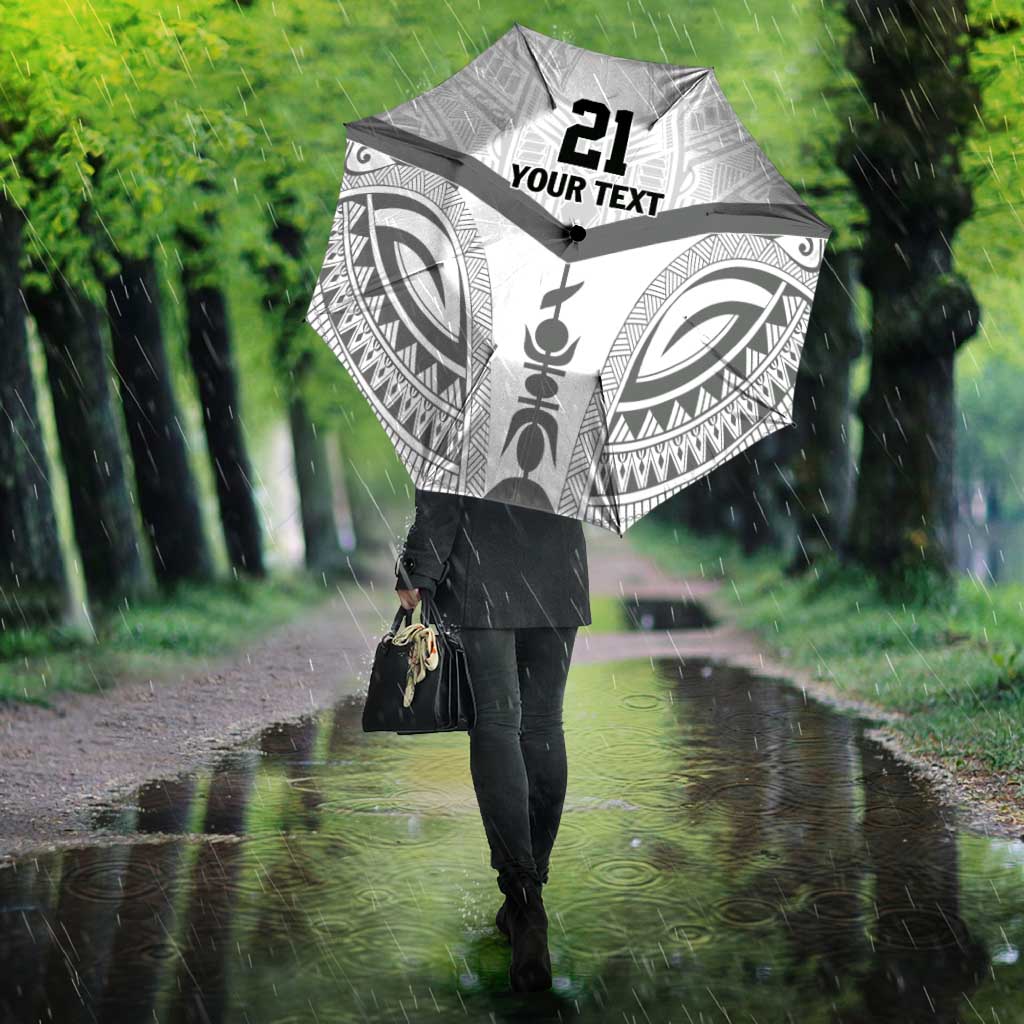 New Caledonia Football Custom Umbrella Go Champions Les Cagous - Polynesian Pride