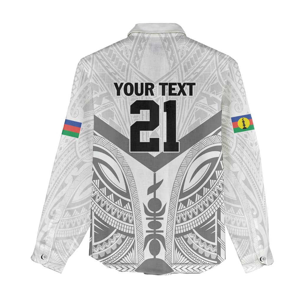 New Caledonia Football Custom Women Casual Shirt Go Champions Les Cagous LT9 - Polynesian Pride