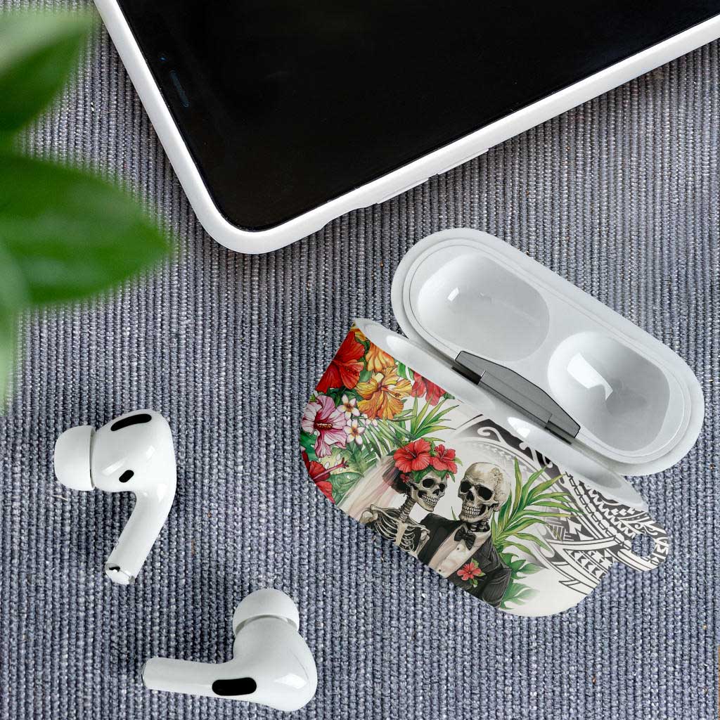 Skeleton Love for Valentine’s Day AirPods Case Polynesian Tribal Love Forever - Polynesian Pride