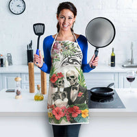 Skeleton Love for Valentine’s Day Apron Polynesian Tribal Love Forever - Polynesian Pride