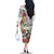 Skeleton Love for Valentine’s Day Family Matching Off The Shoulder Long Sleeve Dress and Hawaiian Shirt Polynesian Tribal Love Forever