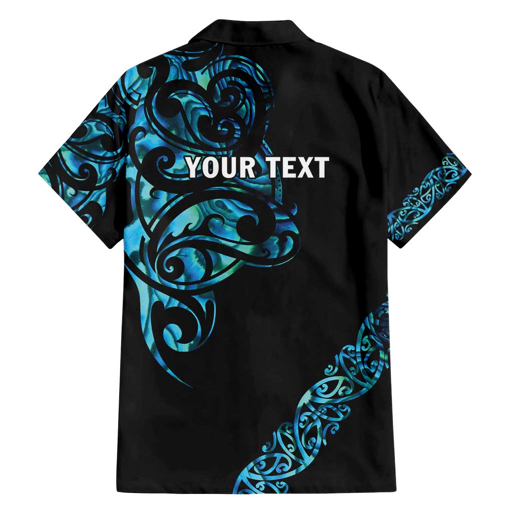 All Black Maori Tribal Tattoo Personalised Family Matching Off Shoulder Maxi Dress and Hawaiian Shirt Polynesian Style