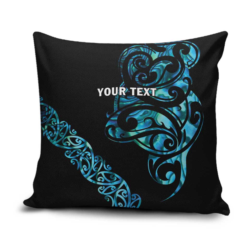 All Black Maori Tribal Tattoo Personalised Pillow Cover Polynesian Style - Polynesian Pride