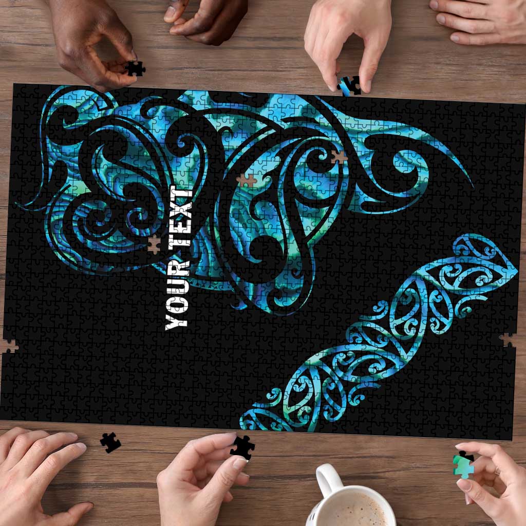 All Black Maori Tribal Tattoo Personalised Puzzle Polynesian Style - Polynesian Pride