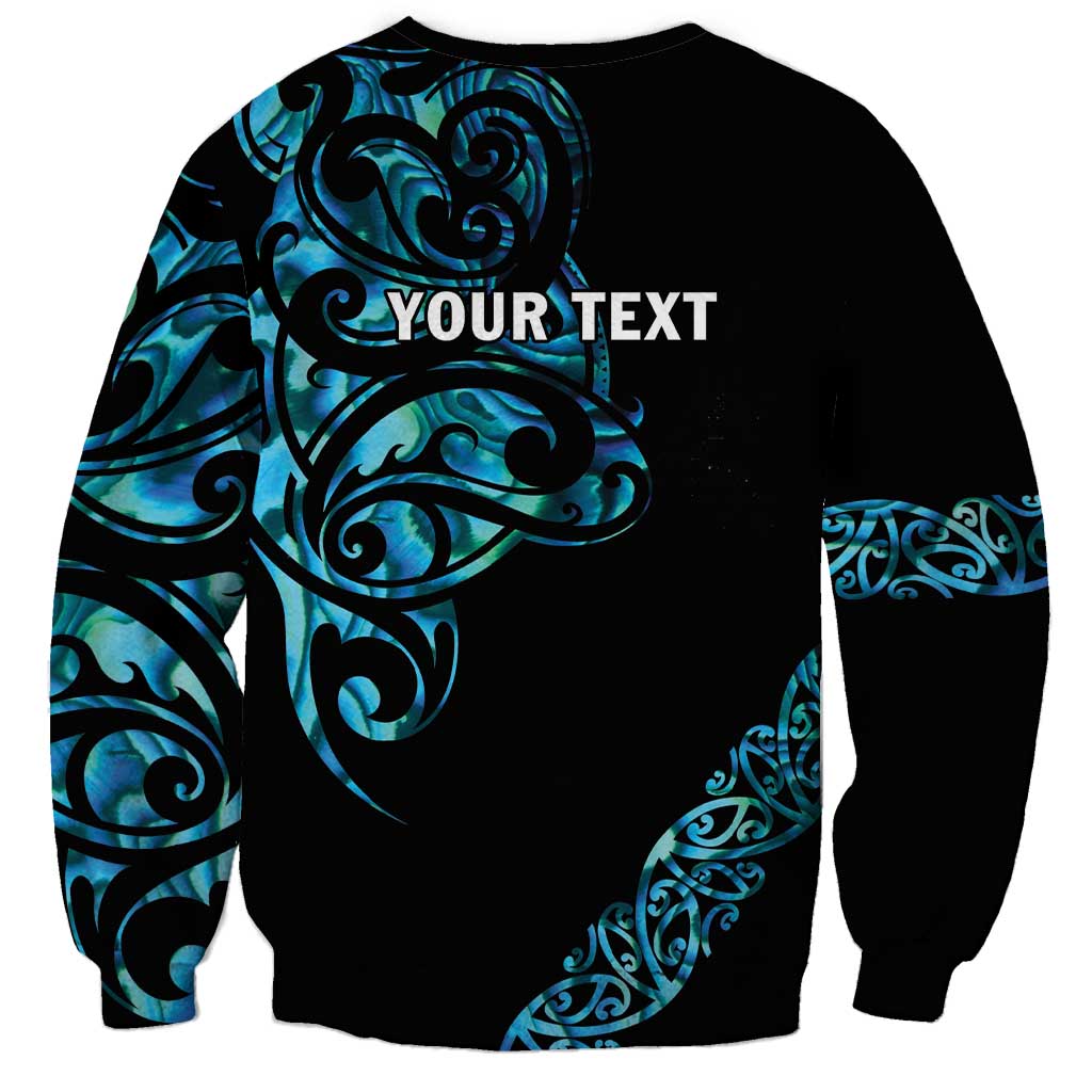All Black Maori Tribal Tattoo Personalised Sweatshirt Polynesian Style LT9 - Polynesian Pride