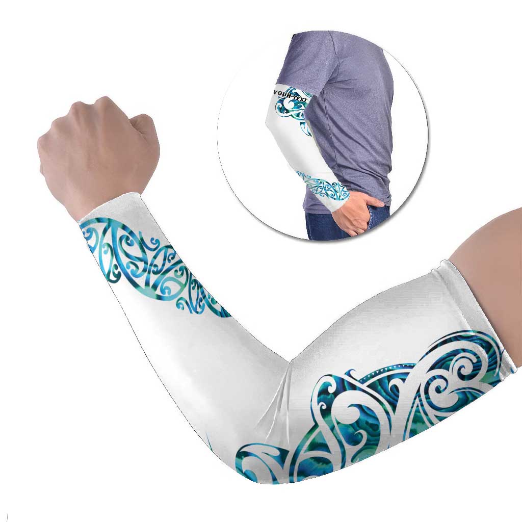 All White Maori Tribal Tattoo Personalised Arm Sleeves Polynesian Style - Polynesian Pride
