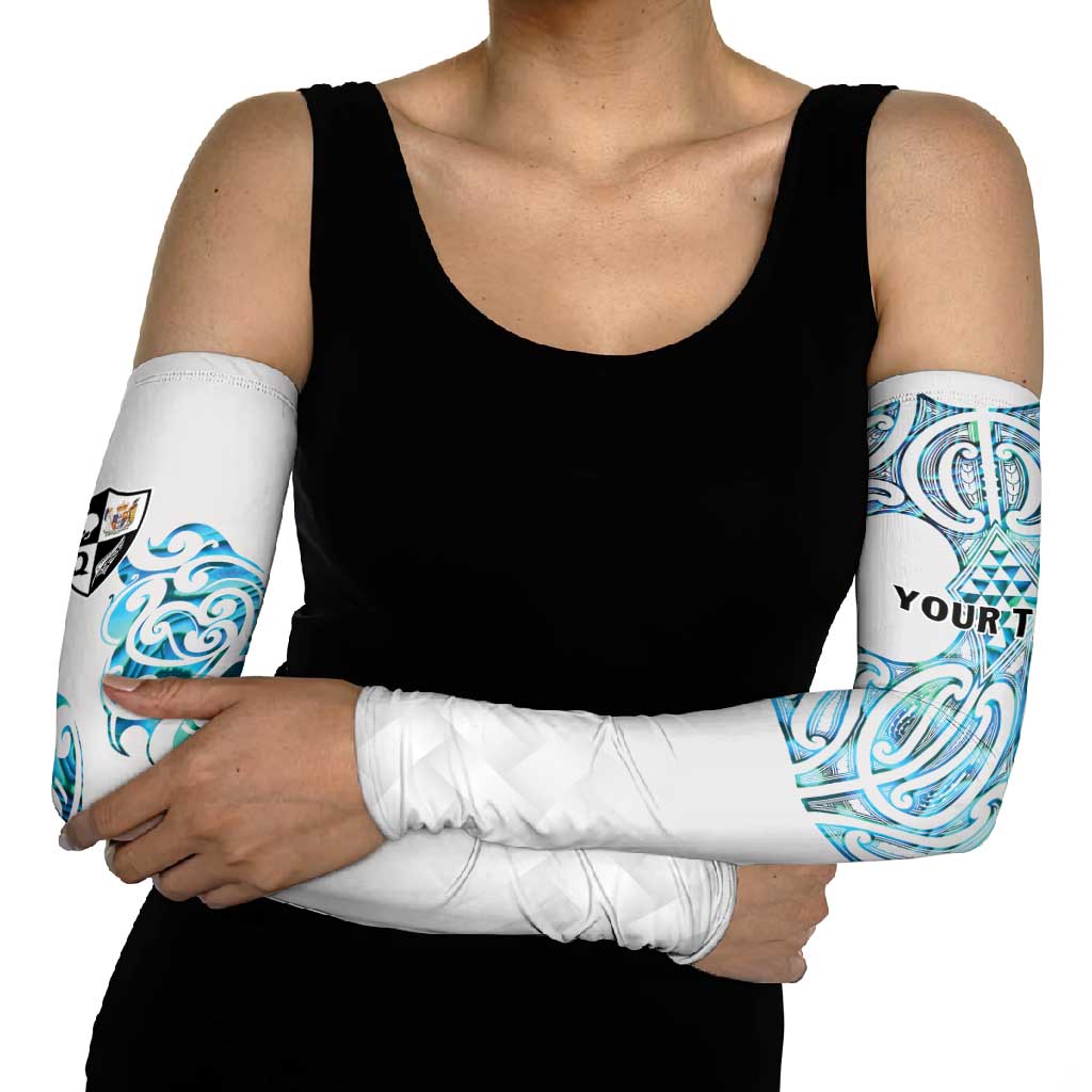 Queensland Maori Kiwi Personalised Arm Sleeves Ma Kakariki Papua Shell Maori Tribal Tattoo - Polynesian Pride