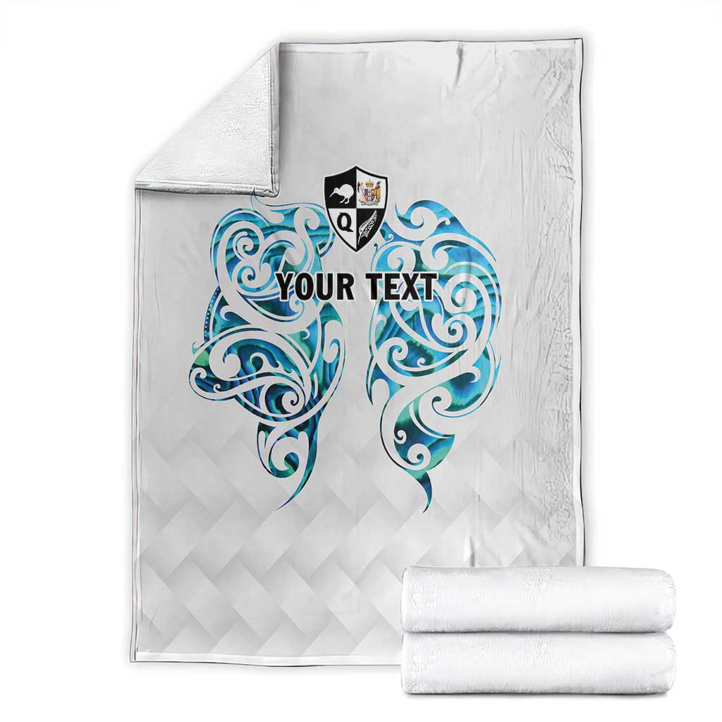 Queensland Maori Kiwi Personalised Blanket Ma Kakariki Papua Shell Maori Tribal Tattoo LT9 - Polynesian Pride