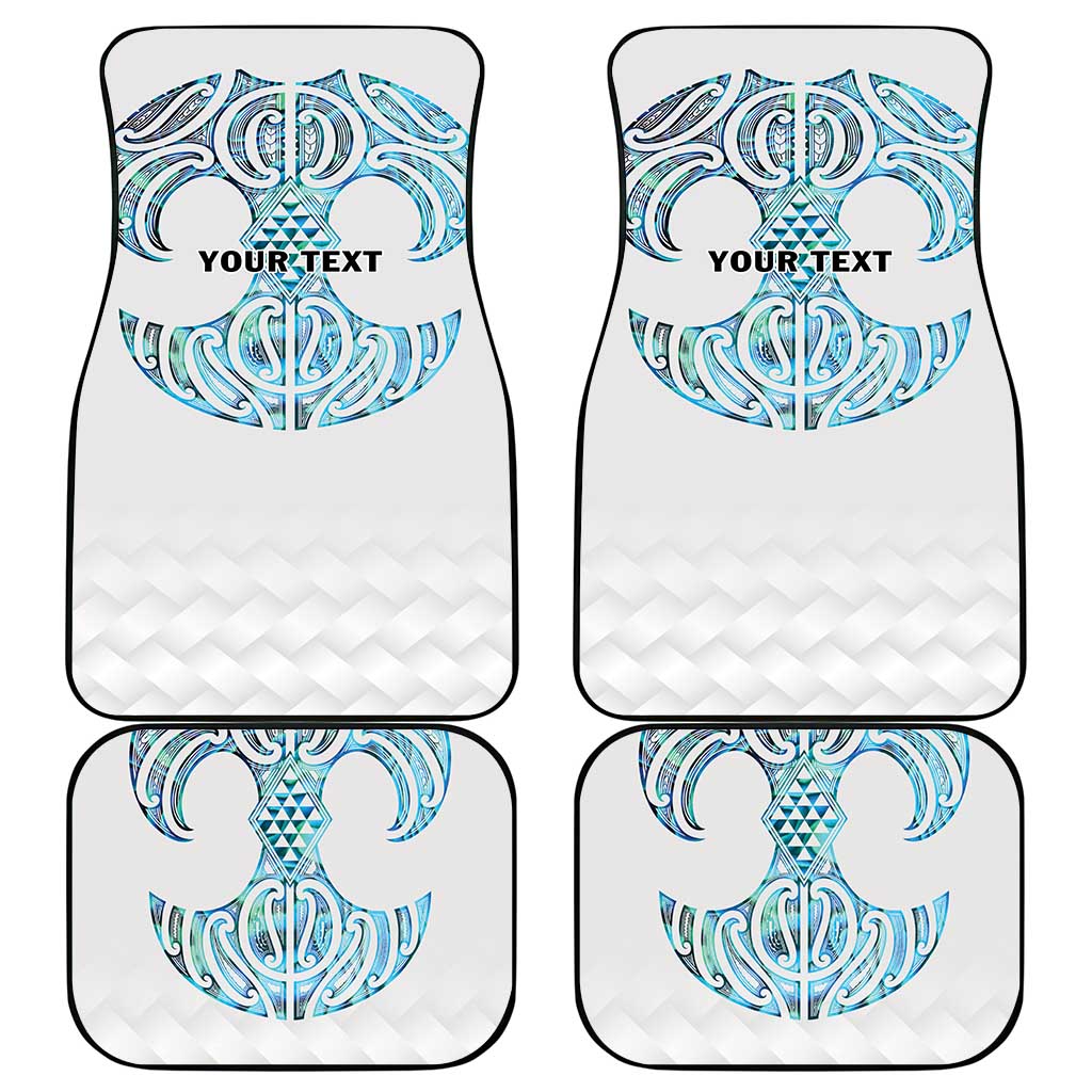 Queensland Maori Kiwi Personalised Car Mats Ma Kakariki Papua Shell Maori Tribal Tattoo LT9 - Polynesian Pride