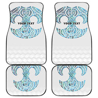 Queensland Maori Kiwi Personalised Car Mats Ma Kakariki Papua Shell Maori Tribal Tattoo LT9 - Polynesian Pride
