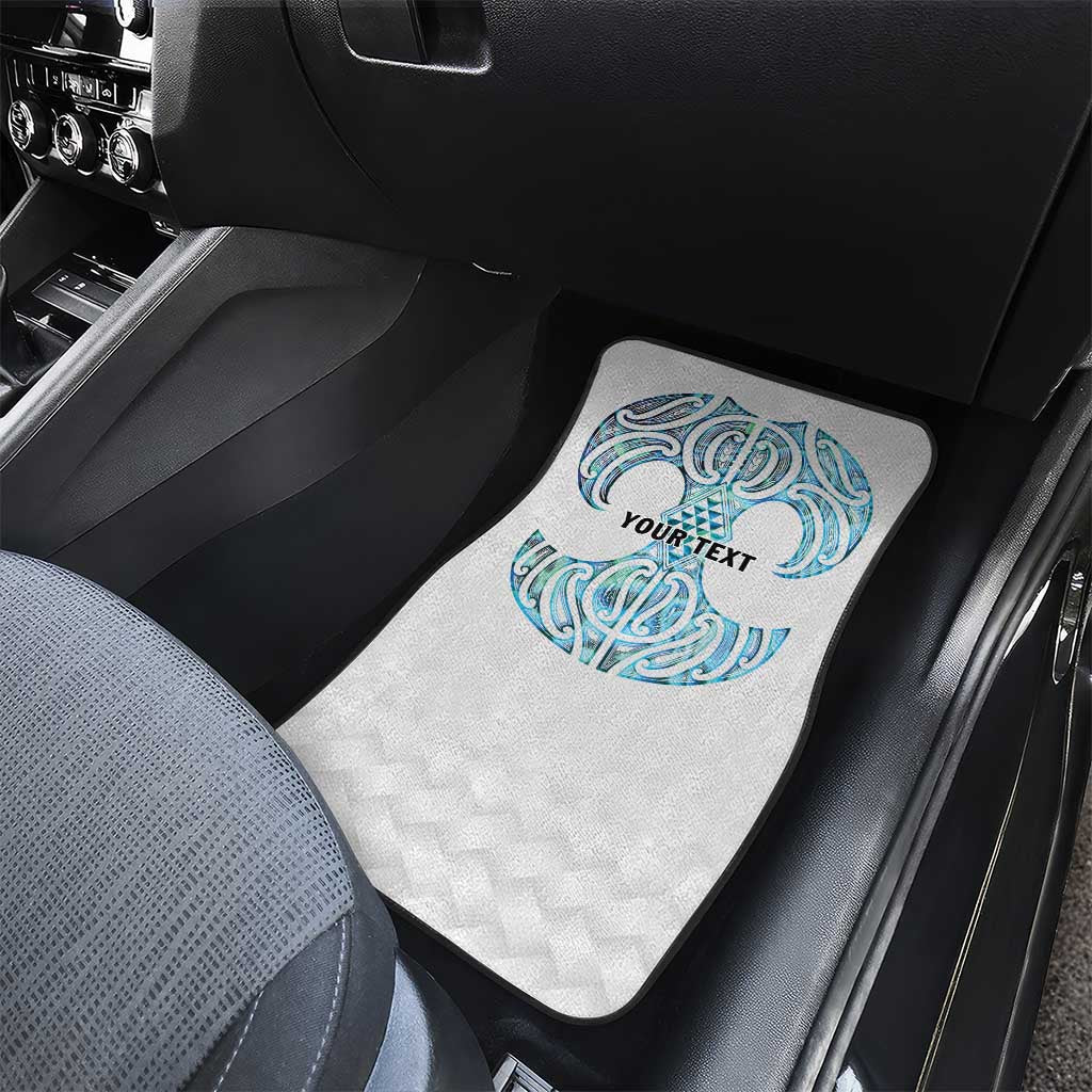 Queensland Maori Kiwi Personalised Car Mats Ma Kakariki Papua Shell Maori Tribal Tattoo LT9 - Polynesian Pride