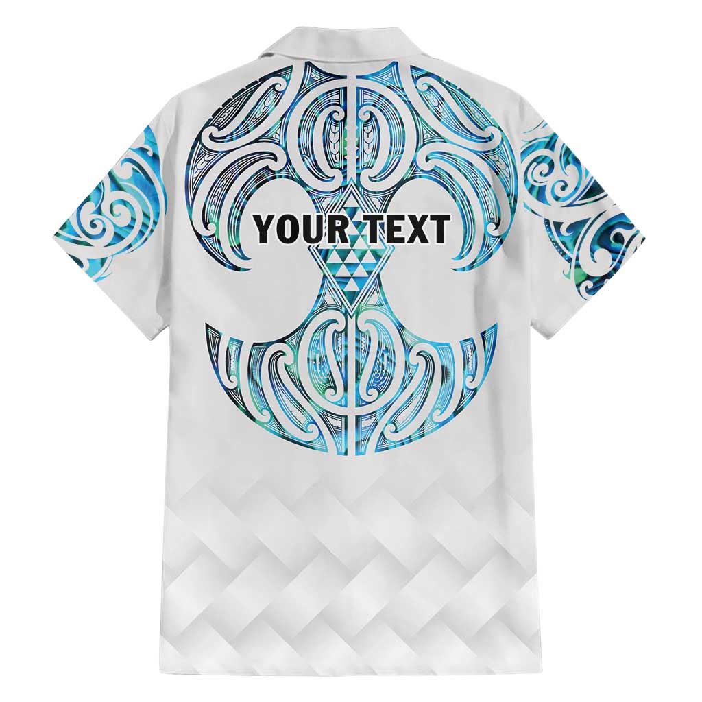 Queensland Maori Kiwi Personalised Family Matching Short Sleeve Bodycon Dress and Hawaiian Shirt Ma Kakariki Papua Shell Maori Tribal Tattoo