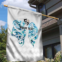 Queensland Maori Kiwi Personalised Garden Flag Ma Kakariki Papua Shell Maori Tribal Tattoo