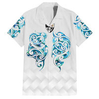 Queensland Maori Kiwi Personalised Hawaiian Shirt Ma Kakariki Papua Shell Maori Tribal Tattoo