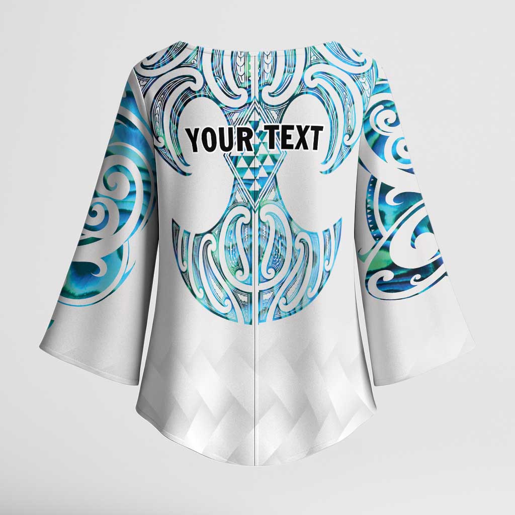 Queensland Maori Kiwi Personalised Kimono Sleeve Blouse Ma Kakariki Papua Shell Maori Tribal Tattoo - Polynesian Pride