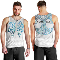 Queensland Maori Kiwi Personalised Men Tank Top Ma Kakariki Papua Shell Maori Tribal Tattoo