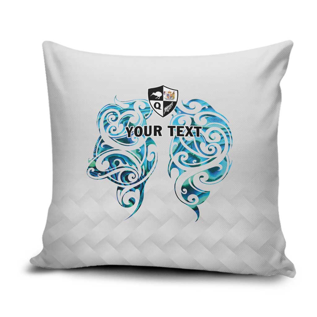 Queensland Maori Kiwi Personalised Pillow Cover Ma Kakariki Papua Shell Maori Tribal Tattoo - Polynesian Pride