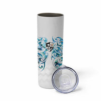 Queensland Maori Kiwi Personalised Skinny Tumbler Ma Kakariki Papua Shell Maori Tribal Tattoo LT9 - Polynesian Pride