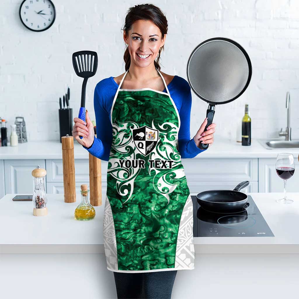 Queensland Maori Kiwi Personalised Apron Kikirangi Papua Shell Maori Tribal Tattoo - Polynesian Pride