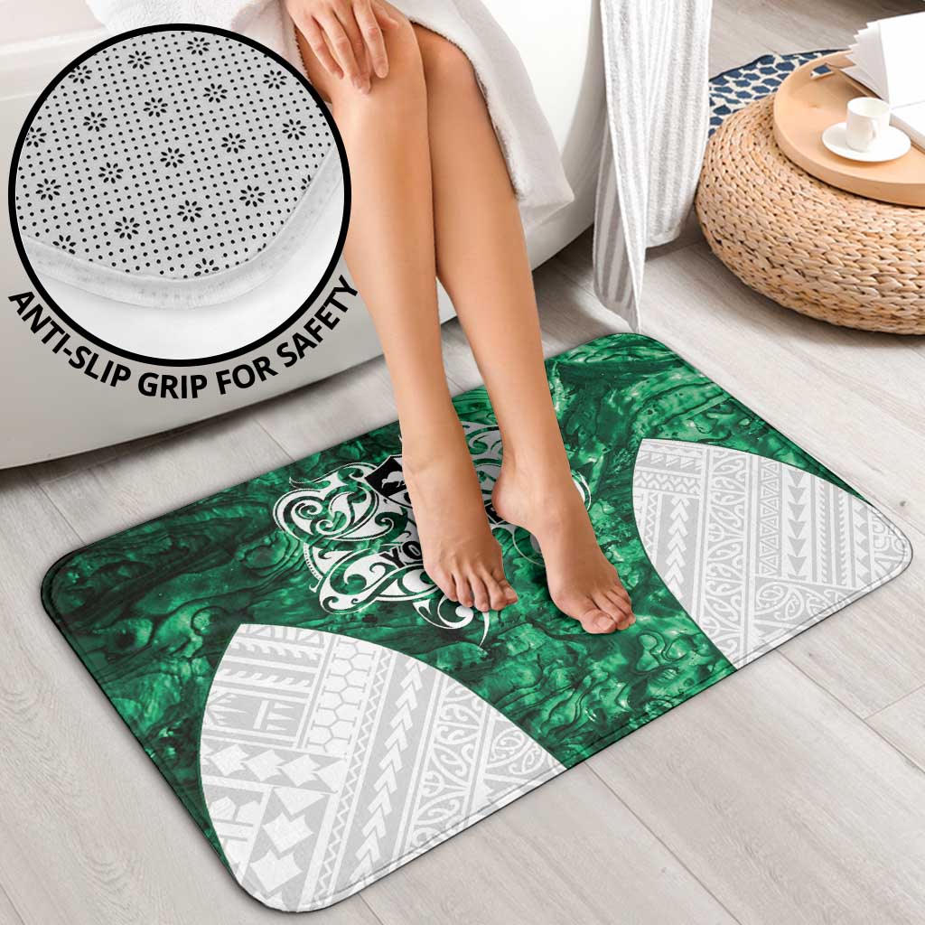 Queensland Maori Kiwi Personalised Bathroom Set Kikirangi Papua Shell Maori Tribal Tattoo - Polynesian Pride