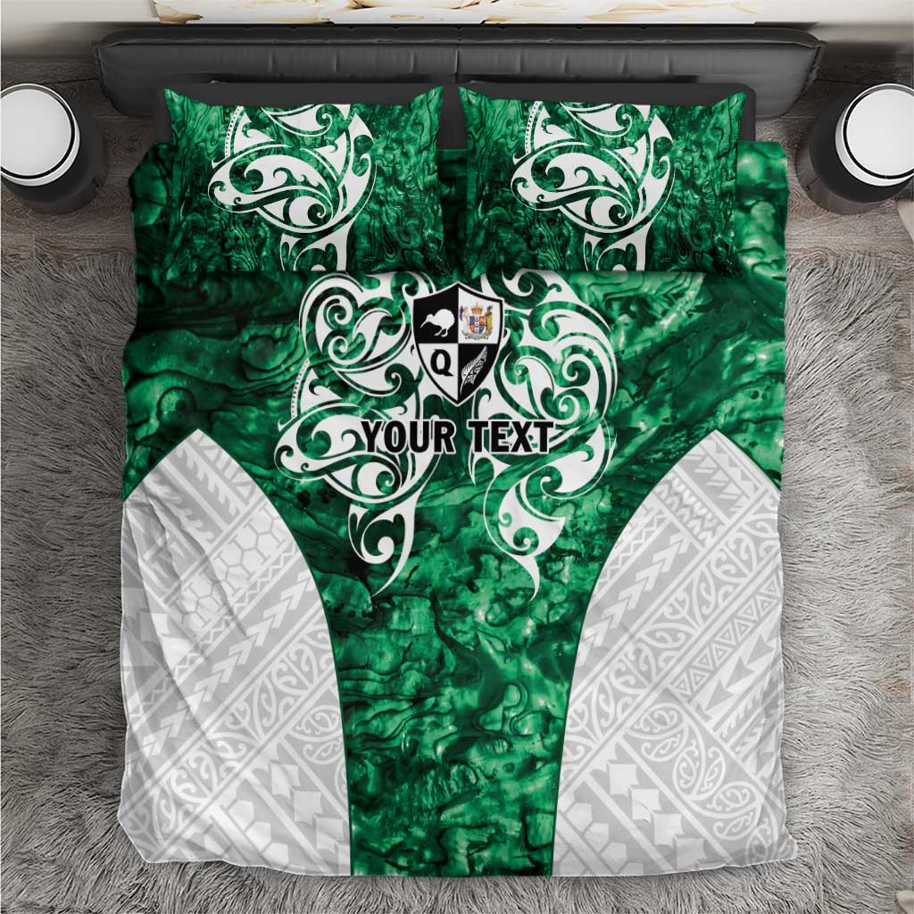 Queensland Maori Kiwi Personalised Bedding Set Kikirangi Papua Shell Maori Tribal Tattoo