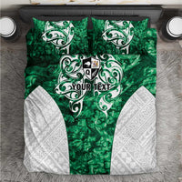 Queensland Maori Kiwi Personalised Bedding Set Kikirangi Papua Shell Maori Tribal Tattoo