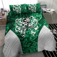 Queensland Maori Kiwi Personalised Bedding Set Kikirangi Papua Shell Maori Tribal Tattoo