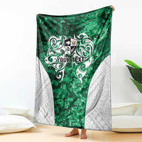 Queensland Maori Kiwi Personalised Blanket Kikirangi Papua Shell Maori Tribal Tattoo LT9 - Polynesian Pride