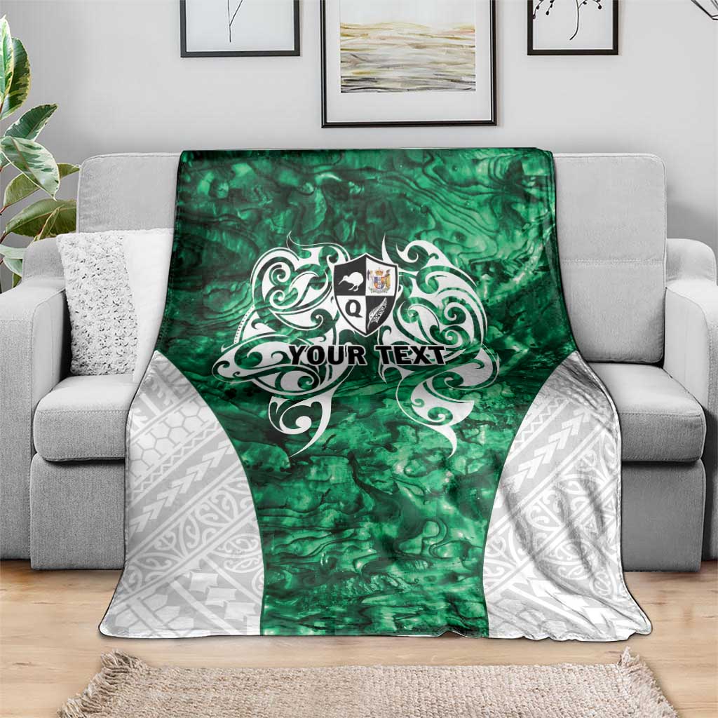 Queensland Maori Kiwi Personalised Blanket Kikirangi Papua Shell Maori Tribal Tattoo LT9 - Polynesian Pride
