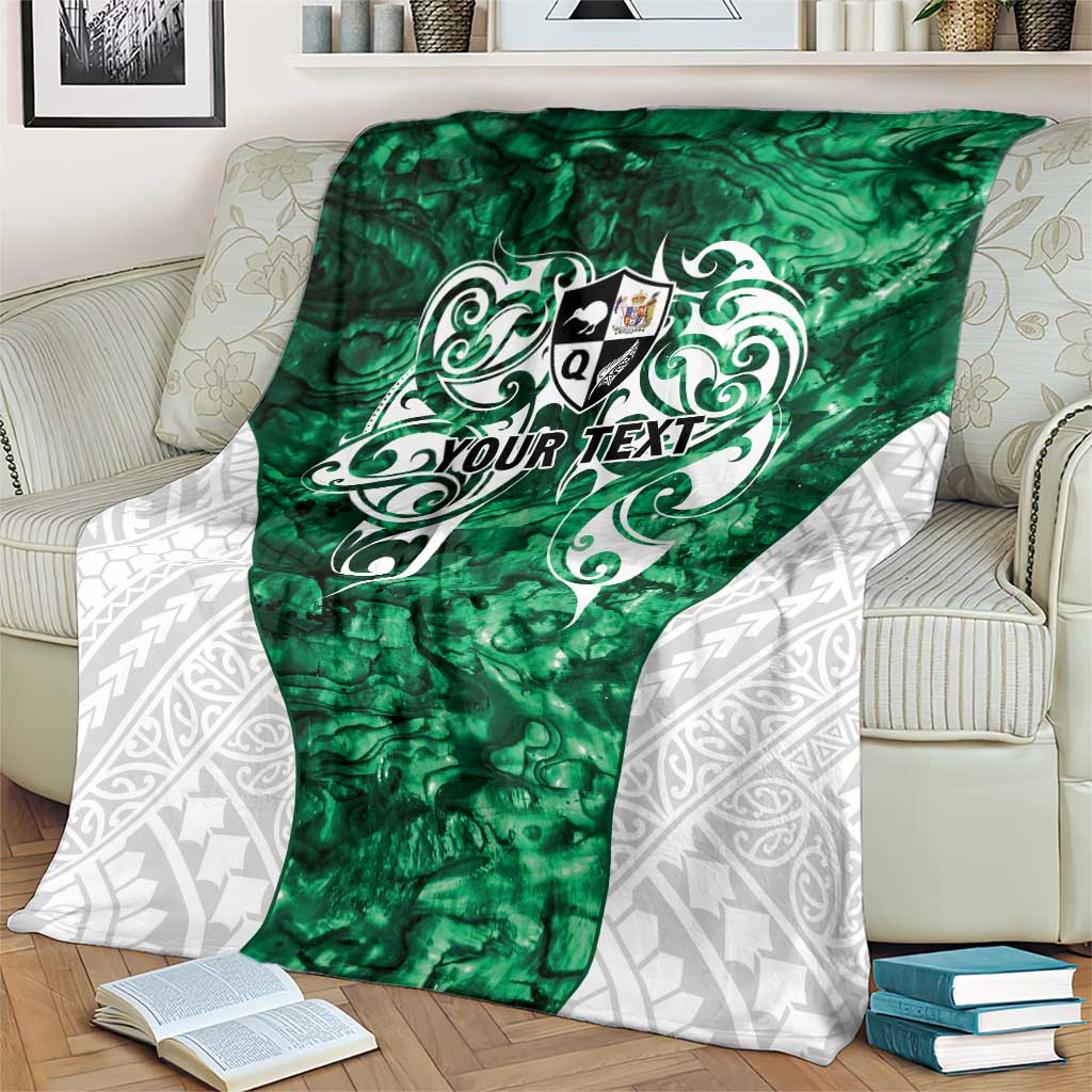 Queensland Maori Kiwi Personalised Blanket Kikirangi Papua Shell Maori Tribal Tattoo LT9 - Polynesian Pride