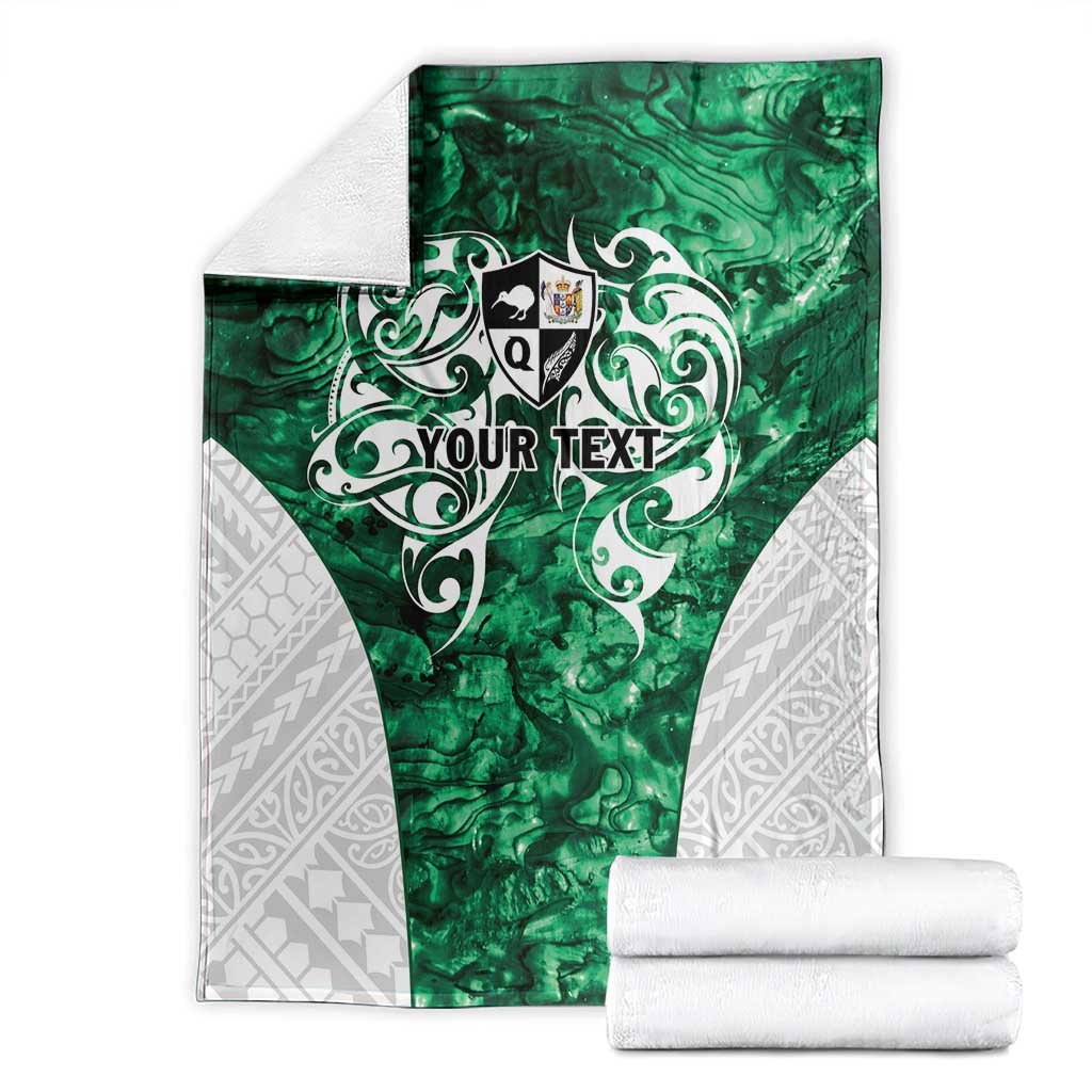 Queensland Maori Kiwi Personalised Blanket Kikirangi Papua Shell Maori Tribal Tattoo LT9 - Polynesian Pride