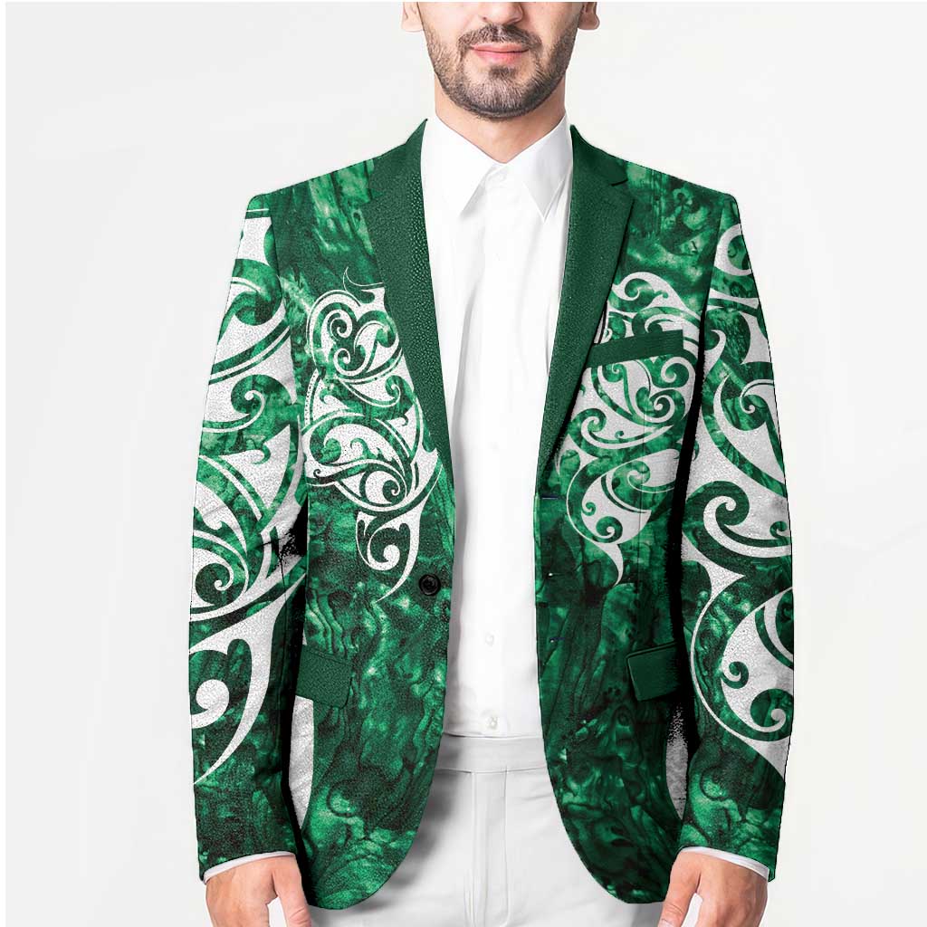 Queensland Maori Kiwi Personalised Blazer Kikirangi Papua Shell Maori Tribal Tattoo LT9 - Polynesian Pride