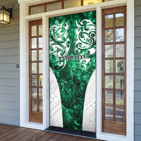 Queensland Maori Kiwi Personalised Door Cover Kikirangi Papua Shell Maori Tribal Tattoo - Polynesian Pride