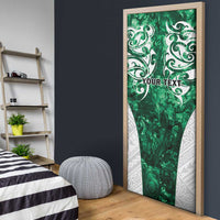 Queensland Maori Kiwi Personalised Door Cover Kikirangi Papua Shell Maori Tribal Tattoo - Polynesian Pride