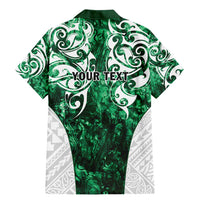 Queensland Maori Kiwi Personalised Family Matching Mermaid Dress and Hawaiian Shirt Kikirangi Papua Shell Maori Tribal Tattoo