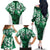 Queensland Maori Kiwi Personalised Family Matching Off The Shoulder Long Sleeve Dress and Hawaiian Shirt Kikirangi Papua Shell Maori Tribal Tattoo