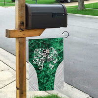 Queensland Maori Kiwi Personalised Garden Flag Kikirangi Papua Shell Maori Tribal Tattoo