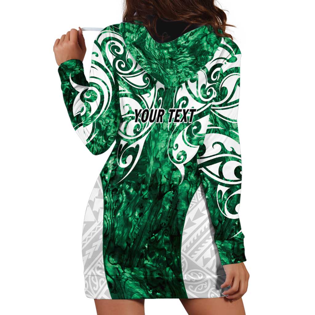 Queensland Maori Kiwi Personalised Hoodie Dress Kikirangi Papua Shell Maori Tribal Tattoo