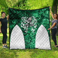 Queensland Maori Kiwi Personalised Quilt Kikirangi Papua Shell Maori Tribal Tattoo LT9 - Polynesian Pride