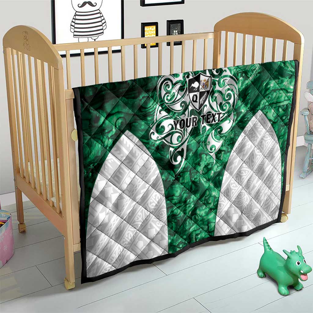 Queensland Maori Kiwi Personalised Quilt Kikirangi Papua Shell Maori Tribal Tattoo LT9 - Polynesian Pride
